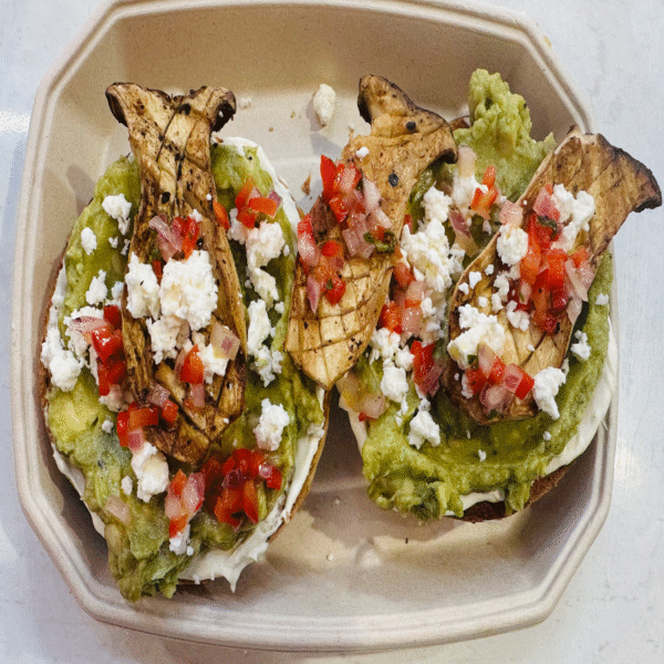 Avo and Mushi Bagel